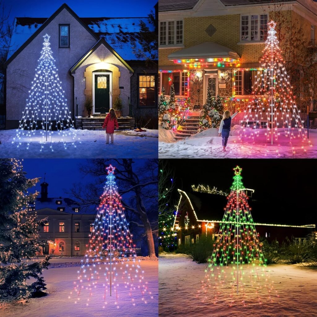 TOP 5: Best Smart Christmas Cone Tree Lights of 2025 | Festive Lighting for a Magical Season